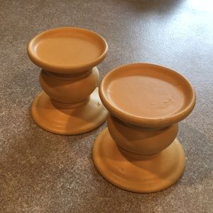 BUNDLE OF TWO CANDLE STANDS